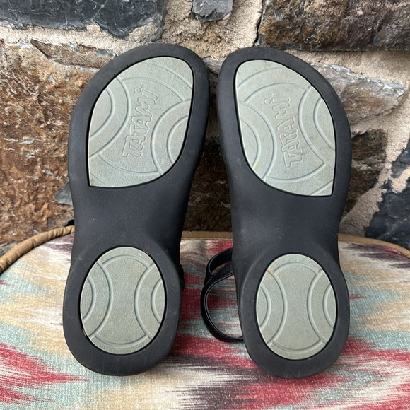 Tatami by Birkenstock Black Leather Ankle Strap Sandals Women’s 38 L7 M5 - Picture 5 of 6